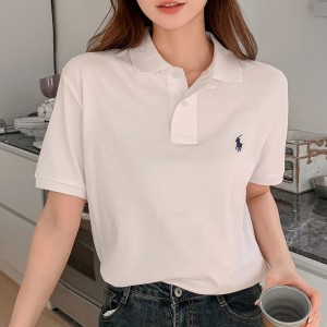 폴로 랄프로렌 포니 로고 커스텀슬림핏 메쉬 PK 반팔 카라티 남녀공용 반소매